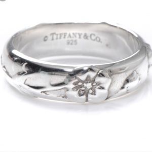TIffany & Co. sterling silver Nature Rose ring